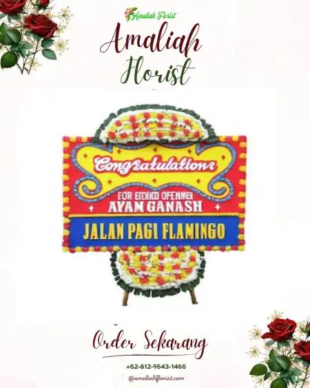 Sewa Papan Bunga Graha Harmas Brataseni Depok